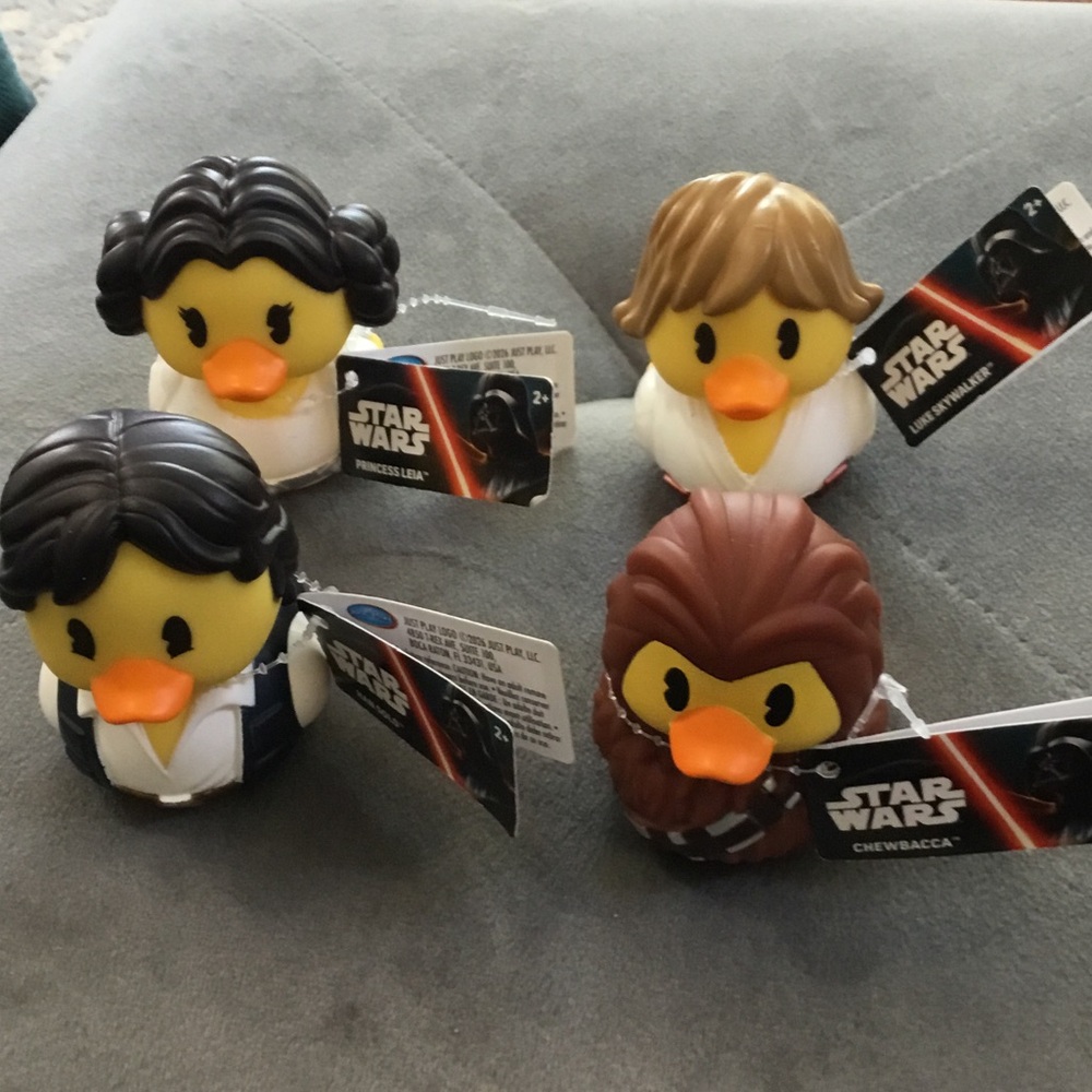 Disney Star Wars Rubber Duck Set of 4